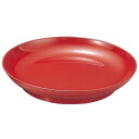 6寸大皿 朱2度塗/業務用/新品/小物送料対象商品(3)