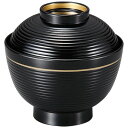 3.6寸千筋高仙才椀 黒高台内金/業務用/新品/小物送料対象商品
