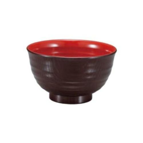 耐熱ABS 内外乱引汁椀 新溜内朱 大/業務用/新品/小物送料対象商品