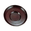 ABS 木目 茶托 4寸 溜/業務用/新品/小物送料対象商品