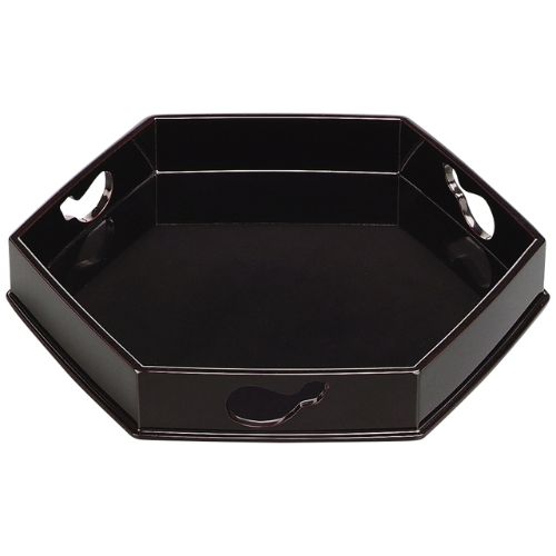 木製8.5六角胴張流れひさご透溜漆/業務用/新品/小物送料対象商品