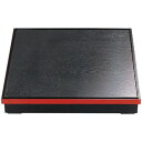 尺3角木目松花堂 黒渕朱(蓋・親)/業務用/新品/小物送料対象商品(3)