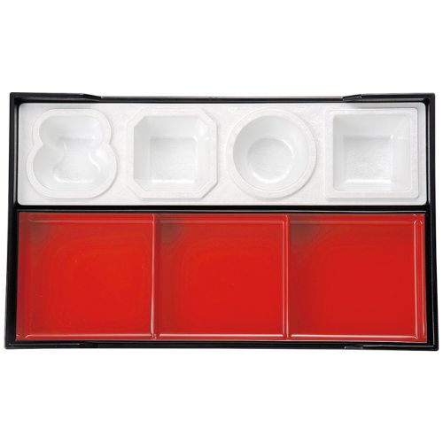 尺3用セパレート仕切三切内朱天黒/業務用/新品/小物送料対象商品