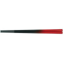 PBT21.8cm五角先太箸 朱黒ぼかし/業務用/新品/小物送料対象商品(3)
