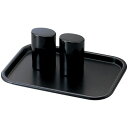 8寸長角丸サントレー 黒干漆/業務用/新品/小物送料対象商品