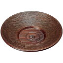 A4寸干筋木目渦茶托 ケヤキ塗/業務用/新品/小物送料対象商品