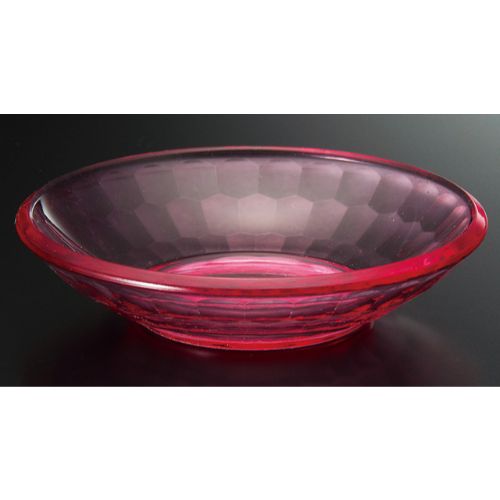 ACφ97皿亀甲カットレッド(全面塗)/業務用/新品/小物送料対象商品