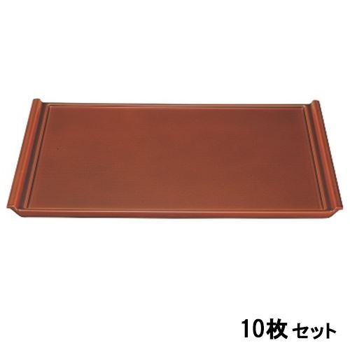 【10セット】木目フライト盆漆調春慶SL尺4 /業務用/新品/送料無料