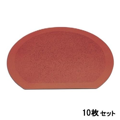 【お得なセット商品】【送料無料】お盆 半月敷膳ワイン石目渕乾漆尺2寸 /業務用/新品