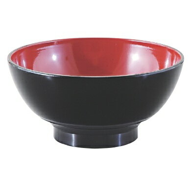 椀 平泉わんこそば椀黒内朱 /業務用食器/新品/小物送料対象商品