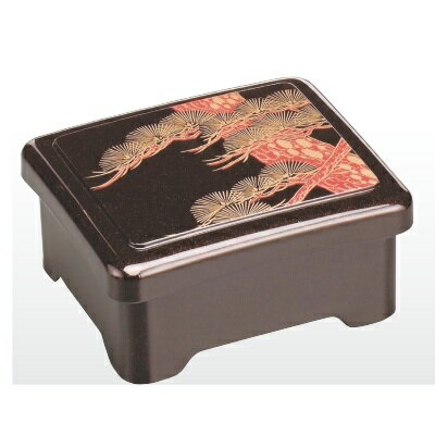 丼重 隅丸光月丼重梨地老松内朱 /業務用/新品/小物送料対象商品