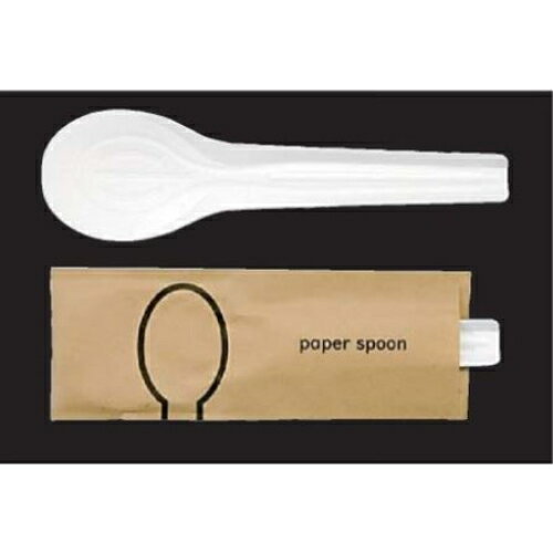 14cmエリプラ紙スプーン(袋入)100本/業務用/新品/小物送料対象商品