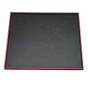 お盆 角布目盆黒天朱尺0 /業務用食器/新品/小物送料対象商品