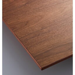 CHERRY(チェリーレスタリア) テーブル天板 ウォールナット突板・木縁巻き 船底タイプ 幅1300×奥行900mm/業務用/新品