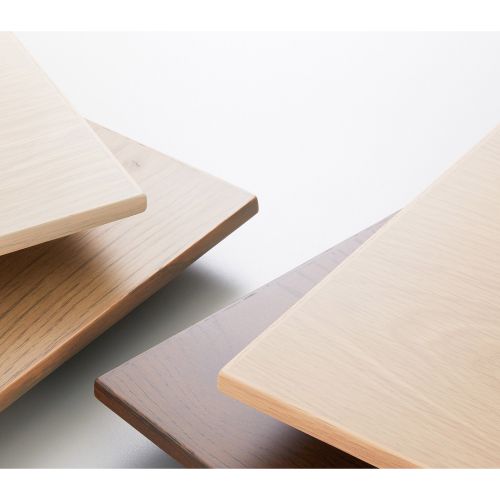 CHERRY(チェリーレスタリア) テーブル天板 オーク突板・木縁巻き 船底タイプ 幅1400×奥行900mm/業務用/..