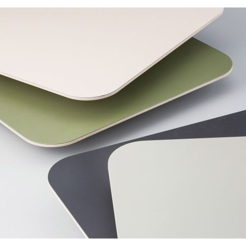 CHERRY(チェリーレスタリア) テーブル天板 ファニチャーリノリウム+バーチ合板 船底タイプ 幅900×奥行900mm/業務用/新品/送料無料