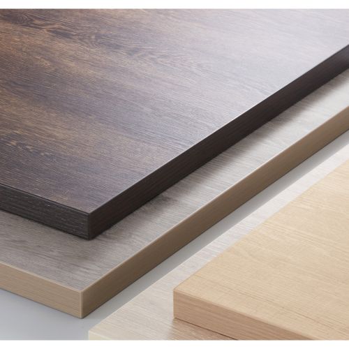 CHERRY(チェリーレスタリア) テーブル天板 メラミン化粧板・ABS樹脂エッジ1・フラッシュ構造 幅800×奥行800mm/業務用/新品/送料無料