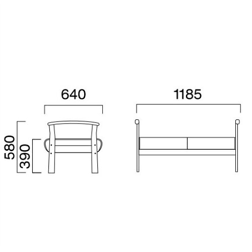 業務用椅子 CRES(クレス) ソファー カームSNW 幅1185×奥行660×高さ580(mm) シート高390(mm) /業務用/新品/送料無料 [2]