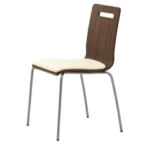 CRES(クレス) 洋風イス キーノ(木目)2 幅475×奥行500×高さ810(mm) シート高430(mm)【業務用】【新品】..