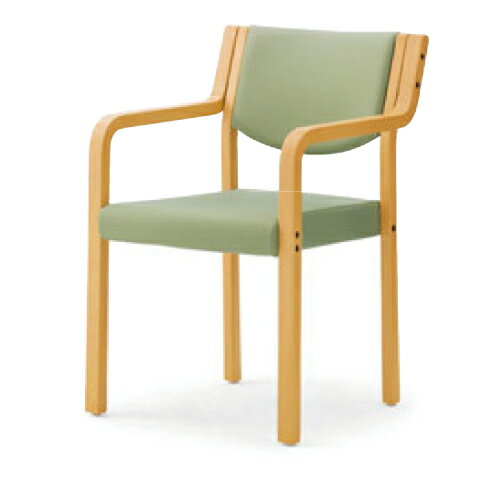 業務用椅子 CRES(クレス) 介護イス リスカB 幅510×奥行560×高さ770(mm) シート高435 肘高610(mm)【業務..