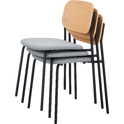 チェア ポプラ- H N/D Quon(クオン) 幅490×奥行500×高さ760(mm)/業務用/新品/送料別途見積 [3]
