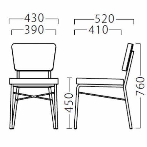 業務用椅子 プロシード パイプイス [ビショップ] 張地ランクB/業務用/新品/送料無料 [3]