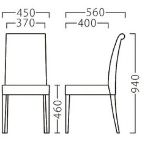 業務用椅子【プロシード】リーブルイスC-NA 11545-A 幅450×奥行560×高さ940 シート高460(mm)/業務用/新品/送料無料 [3]