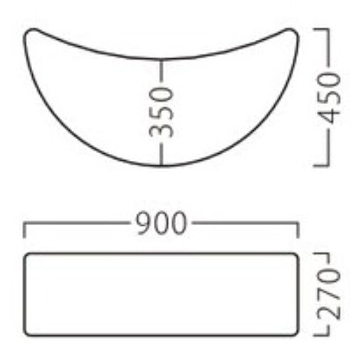 業務用椅子【プロシード】ホビームーン 31312-2 幅900×奥行450×高さ270(mm)/業務用/新品/送料無料 [2]