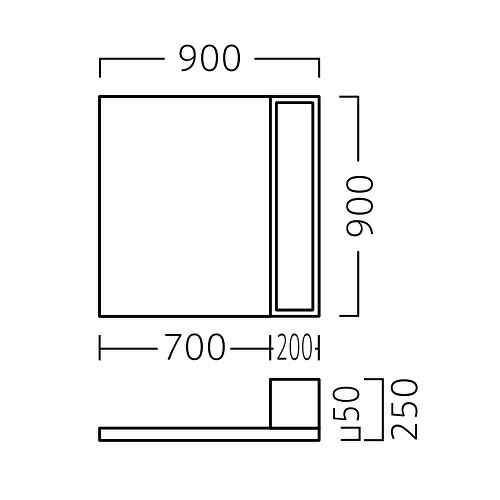 業務用椅子【メロディーブックボックス付マットA900 Aランク】 プロシード 幅900×奥行900×高さ250(mm)【業務用】【新品】【送料無料】 [2]