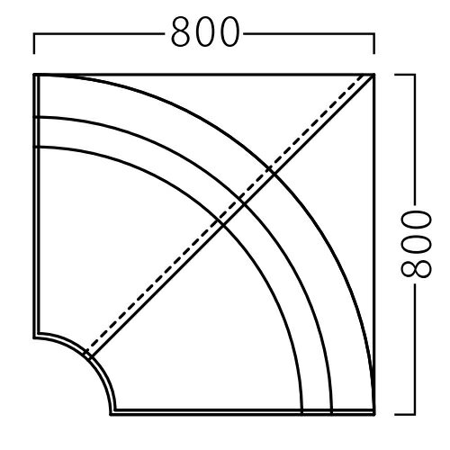 業務用椅子【アイリスコーナー Aランク】 プロシード 幅800×奥行800(mm)【業務用】...