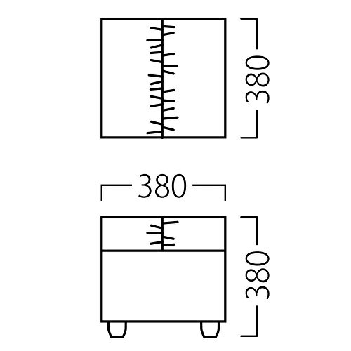 業務用椅子【ウィリースツール Aランク】 プロシード 幅380×奥行380×高さ380(mm)【業務用】【新品】【送料無料】 [2]