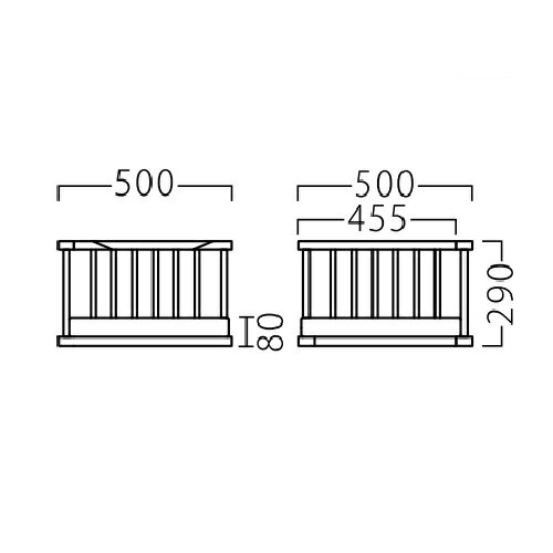 【竹取右アームイス(茶) Aランク】 プロシード 幅500×奥行500×高さ290(mm)【業務用】【新品】【送料無料】 [2]