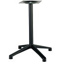 プロシード(丸二金属) テーブル脚 TABLE LEG 十字ベース FT714-F ポールφ50 受座角240(mm) 業務用 送料無料