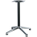 プロシード(丸二金属) テーブル脚 TABLE LEG 十字ベース FT715-D ポールφ60 受座角300(mm) 業務用 送料無料