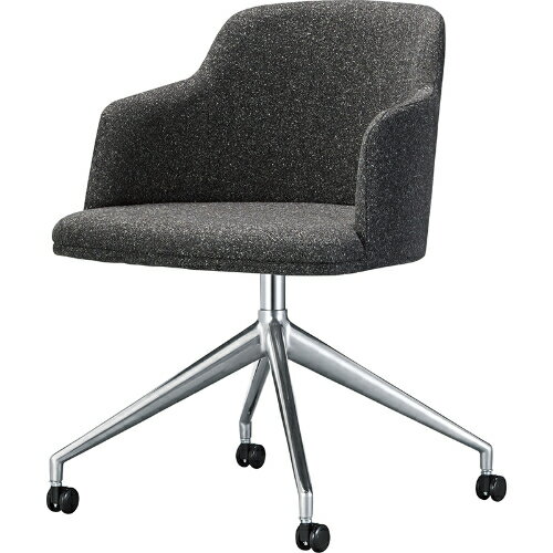 業務用椅子【プロシード】ルセッティイスC(キャスター付) 21634-A 幅510×奥行515×高さ420～450+315 シート高420～450(mm)/業務用/新品/送料無料