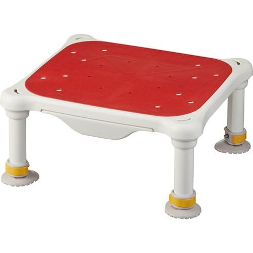 安寿 軽量浴槽台 すべり止めシートタイプ ジャスト8-12/【536-588 レッド】×1組/業務用/新品/送料無料