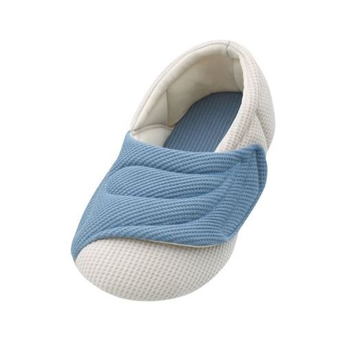 ワイドベルトワッフル 2229 片足/【M ブルー 右足】/業務用/新品/小物送料対象商品