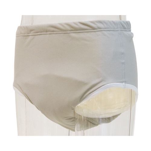 デラックス安心ブリーフ300 紳士用/【H4956 L グレー】×1枚/業務用/新品/小物送料対象商品