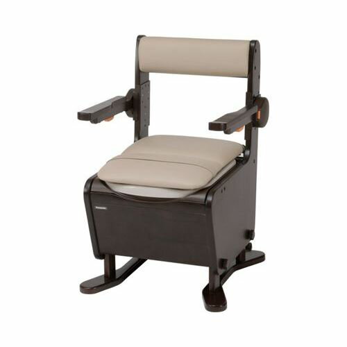 家具調トイレ 座楽 ひじ掛けはねあげ/【PN-L23418 脱臭あたたか便座 ダークブラウン】×1組/業務用/新品/送料無料