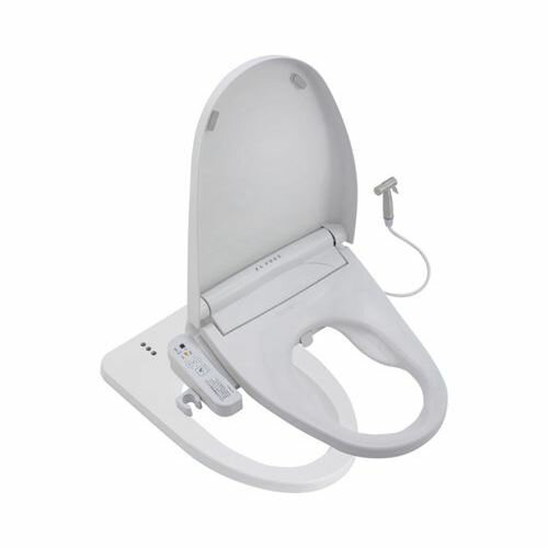 前広便座 ZA FREE(ザフリー)(温水洗浄便座付き補高便座) 温水ハンドシャワー付き/【STK-X800W】×1組/業..