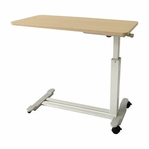 昇降式ベッドサイドテーブル/【PT03-840LB ライトブラウン】×1組/業務用/新品/送料無料