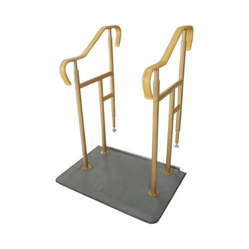 玄関用ベストサポート手すり 両手すり/【626-012 ロータイプ】×1組/業務用/新品/送料無料