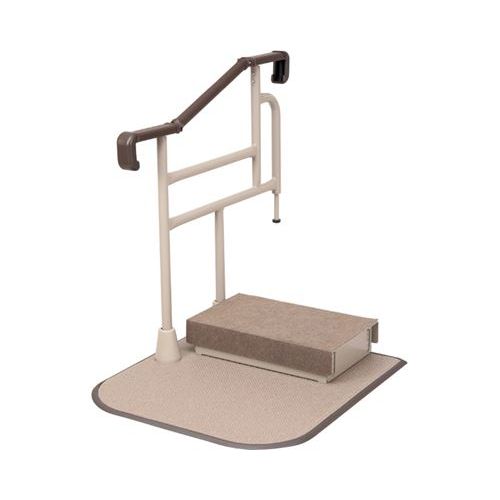 自在手すり ツインディ〈玄関用〉/【XPN-L80203 片手すり踏み台付】×1組/業務用/新品/送料無料