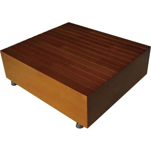 既製品踏み台 60×40×15~18cm/【51043 ブラウン】×1組/業務用/新品/送料無料