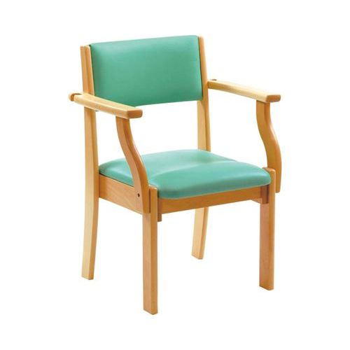 ハビナース ミールチェア ML11/【20191 座面高40cm ライトグリーン】×1組/業務用/新品/送料無料