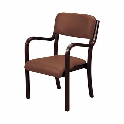 木製スタッキングチェア 木部チョコブラウン/【CUFC4-CBBR ブラウン】×1組/業務用/新品/送料無料