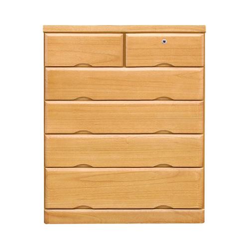 チェスト ミリオン 5段 幅79.3cm/【CH-M80-5NA ナチュラル】×1組/業務用/新品/送料無料