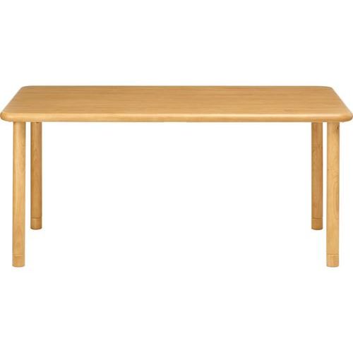 介護施設向けテーブル 長方形 幅165cm/【TS1-K16590 ブラウン】×1組/業務用/新品/送料無料