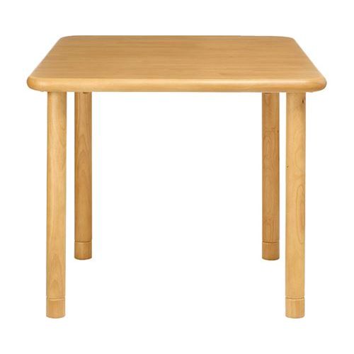 介護施設向けテーブル 正方形 幅90cm/【TS1-K9090 ブラウン】×1組/業務用/新品/送料無料