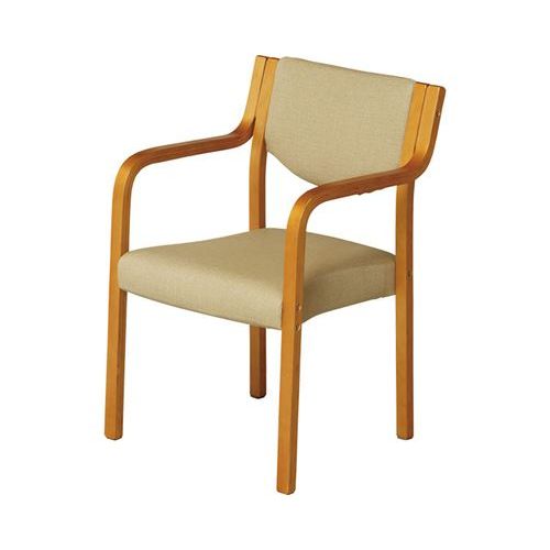 木製チェア/【CX-10011 ベージュ】×1組/業務用/新品/送料無料